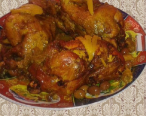 طريقة تحضير أكلات مغربية بالدجاج